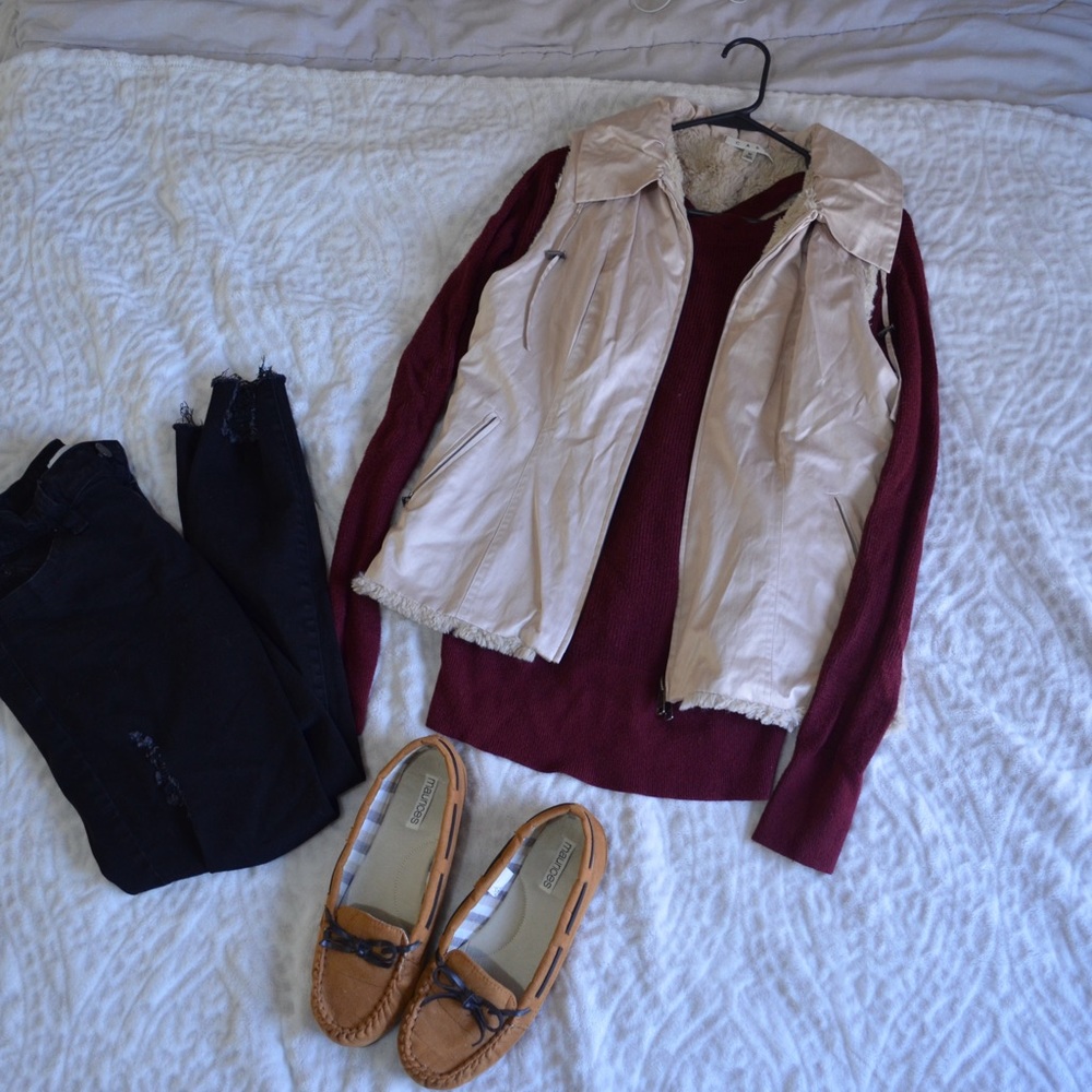 CAbi faux fur vest